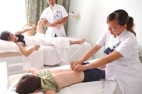 massage comme méthode de traitement de l'arthrose