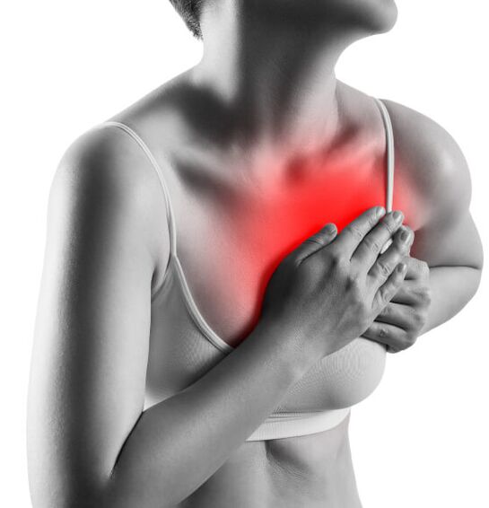douleur dans la région de la poitrine un symptôme de l'ostéochondrose thoracique jpg